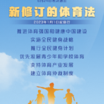 新修订的体育法来了！2023年1月1日起施行