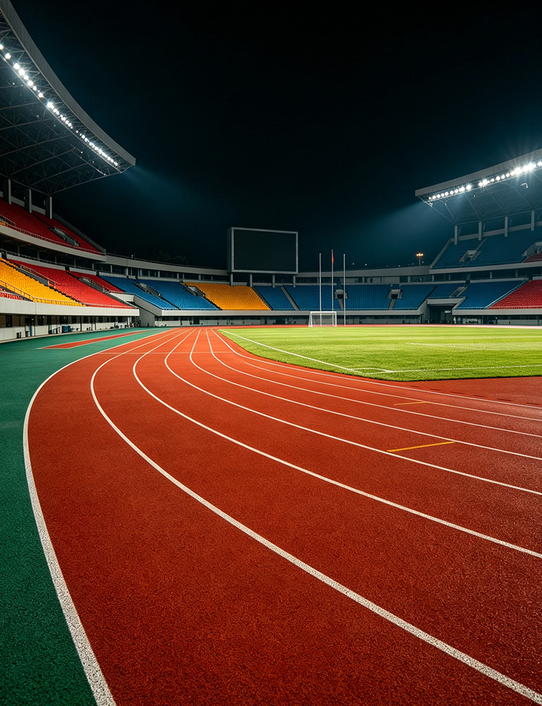 Semi-Preformed Running Track
全新升级/新国标运动场/半预制型跑道